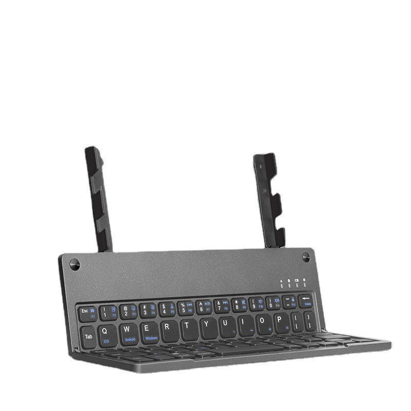 Foldable Wireless Bluetooth Keyboard Stand Portable Mini
