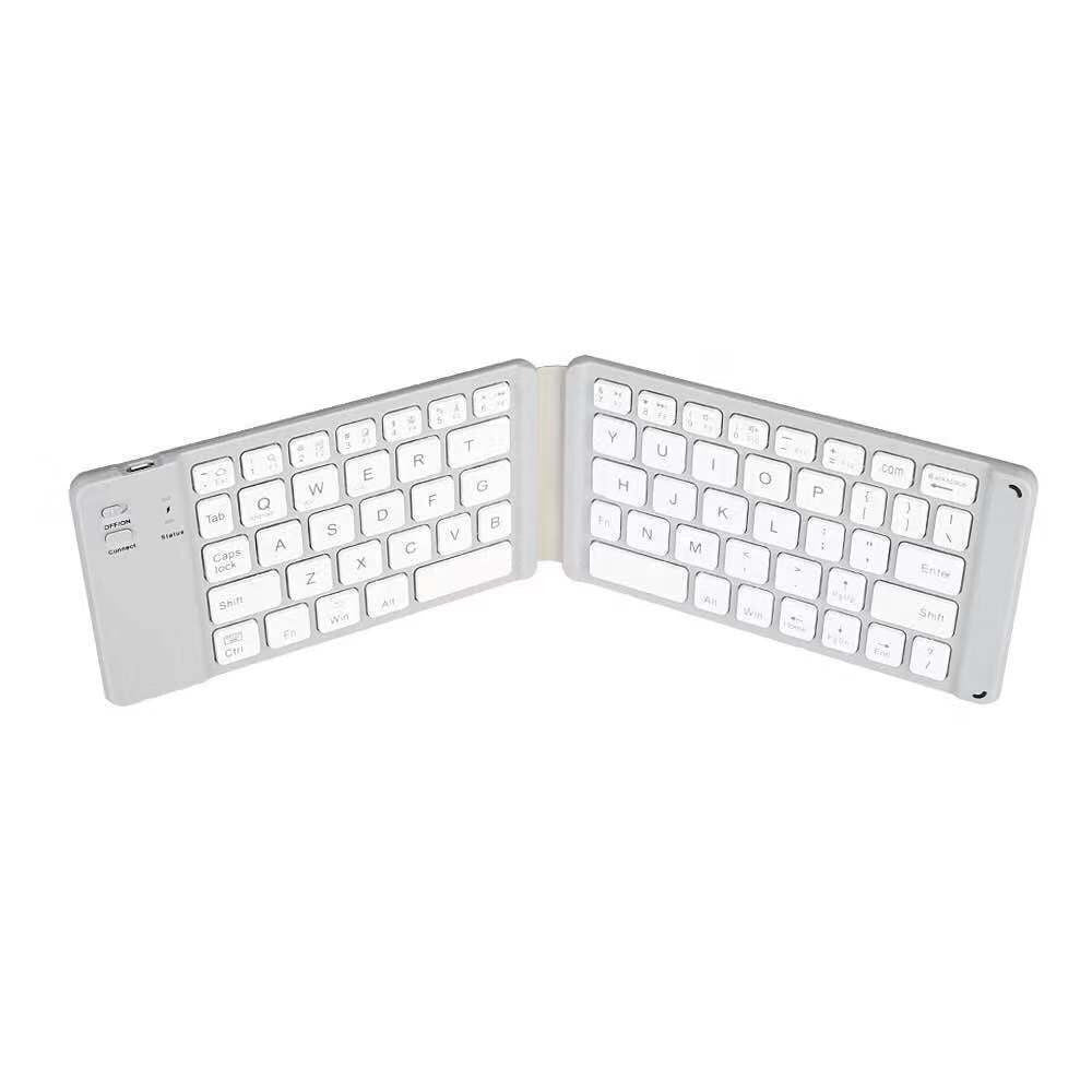 Foldable Wireless Bluetooth Keyboard Stand Portable Mini