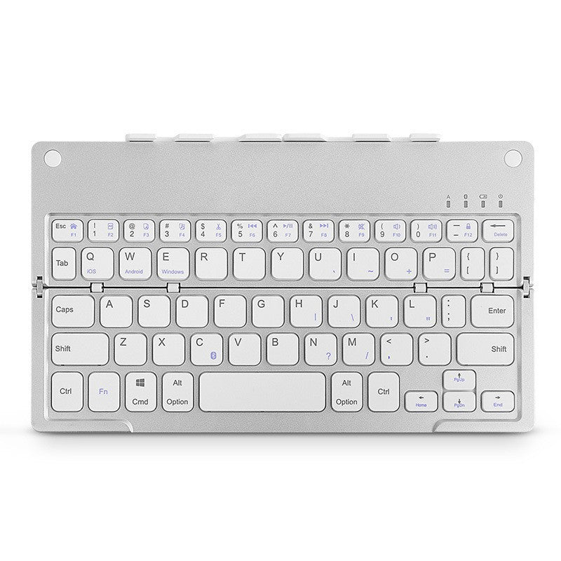 Foldable Wireless Bluetooth Keyboard Stand Portable Mini