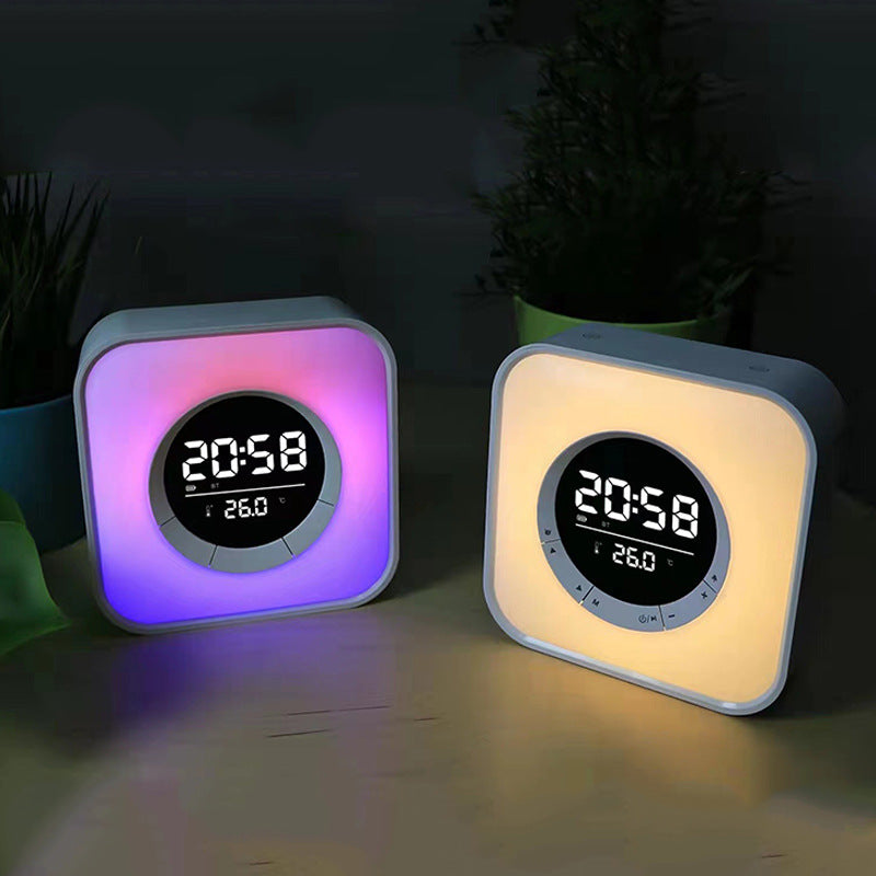 Desktop LED Wireless Speaker Alarm Clock