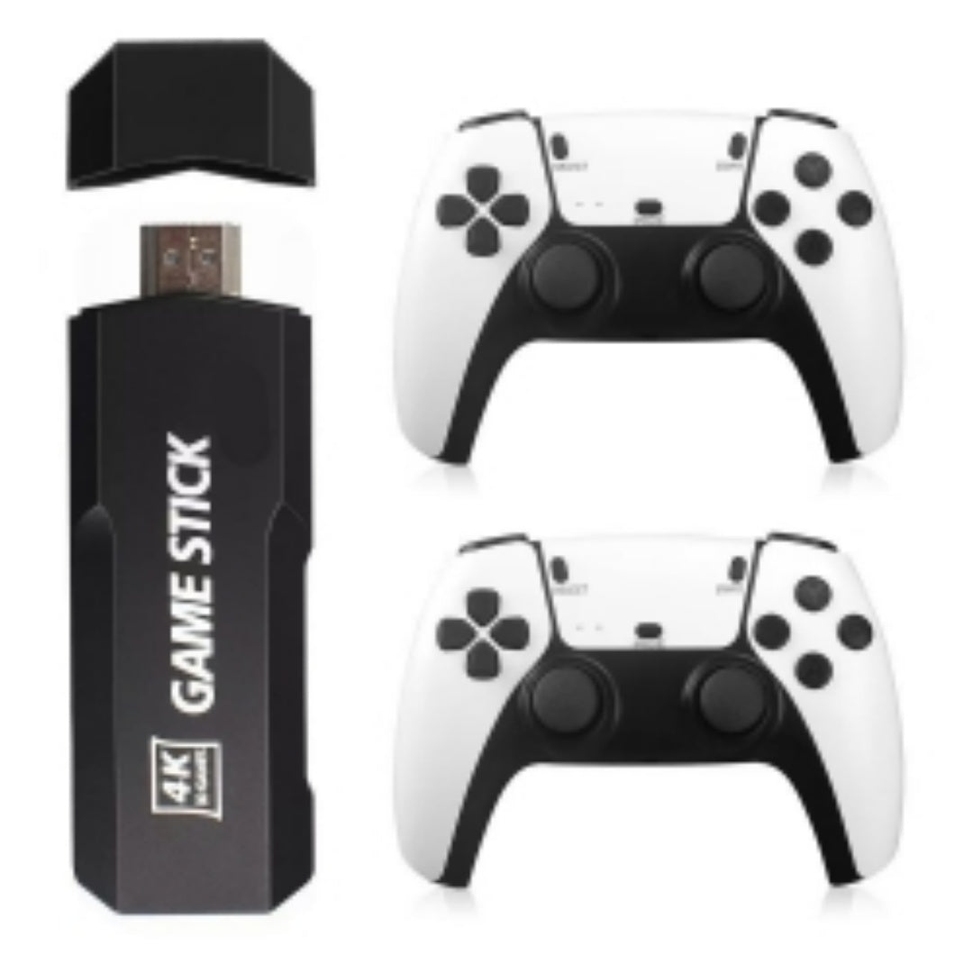 60000 4K HDMI Retro Gaming Console W 2 Wireless Controller TV Video Game Stick