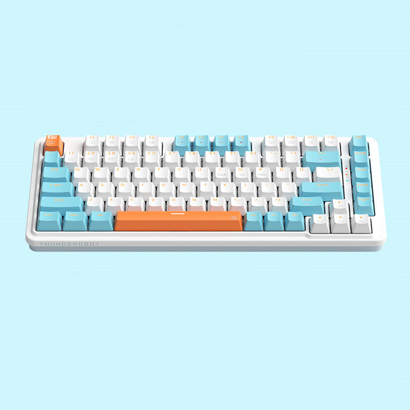 Transparent Three-mode Mechanical Keyboard Hot-swappable Wireless Bluetooth