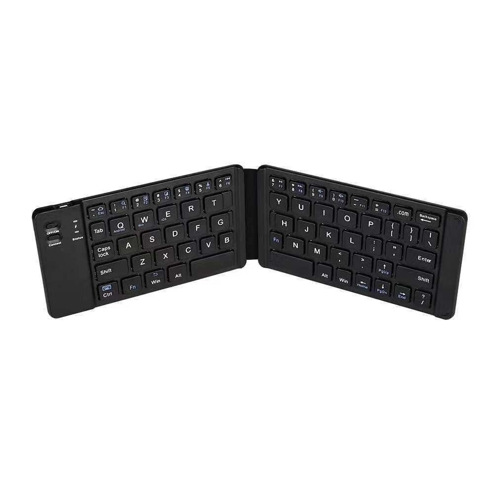 Foldable Wireless Bluetooth Keyboard Stand Portable Mini